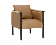 Sunpan 111423 - Wilder Lounge Chair - Ludlow Sesame Leather